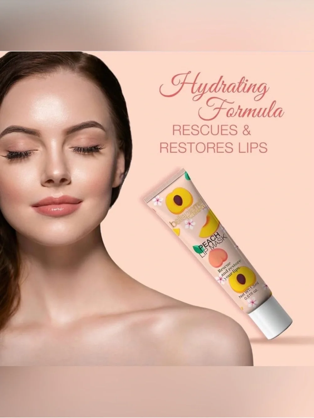 bellapierre Cosmetics Peach Lip Mask